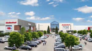 image of dodenhof shopping centre and car park