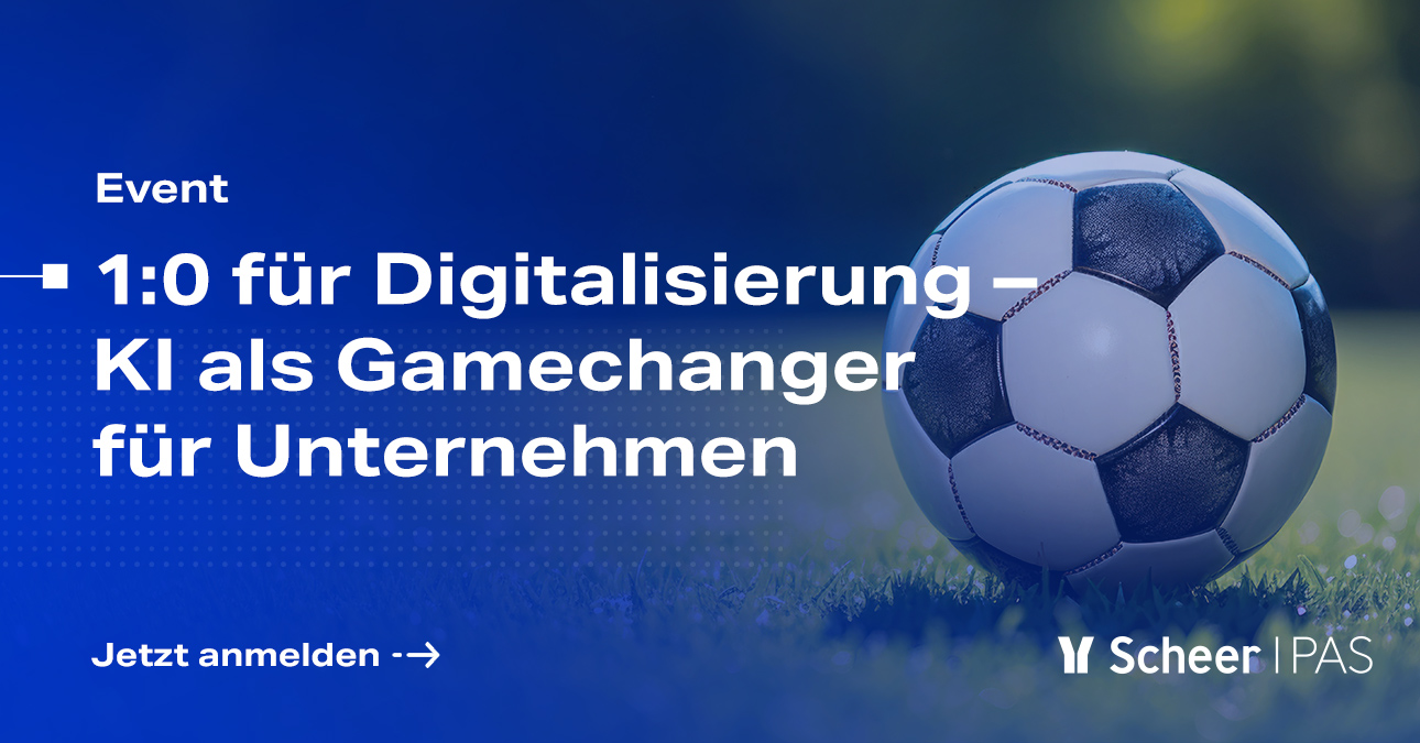 Scheer PAS @ 1:0 for Digitalization – AI as a Game Changer for Companies