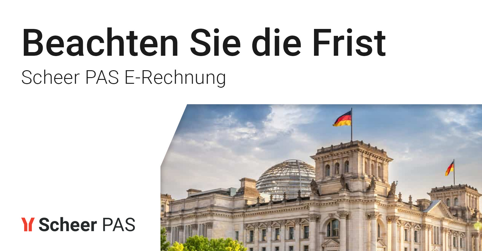 Scheer PAS E-Invoicing blogpost header DE