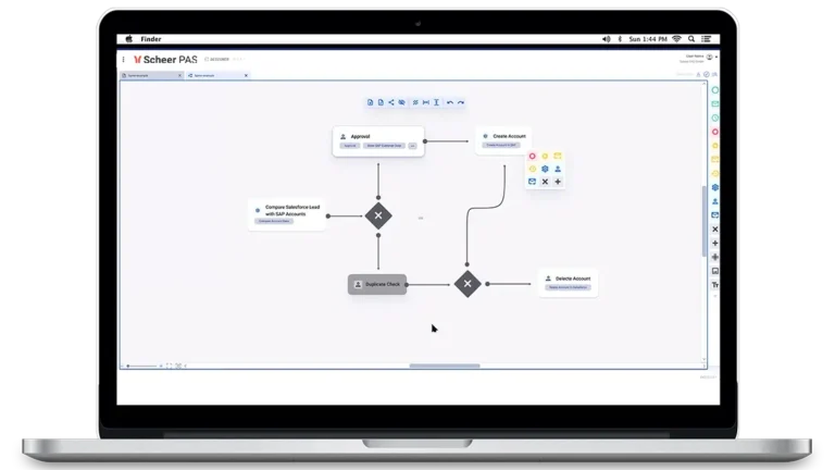 Scheer PAS Designer UI preview