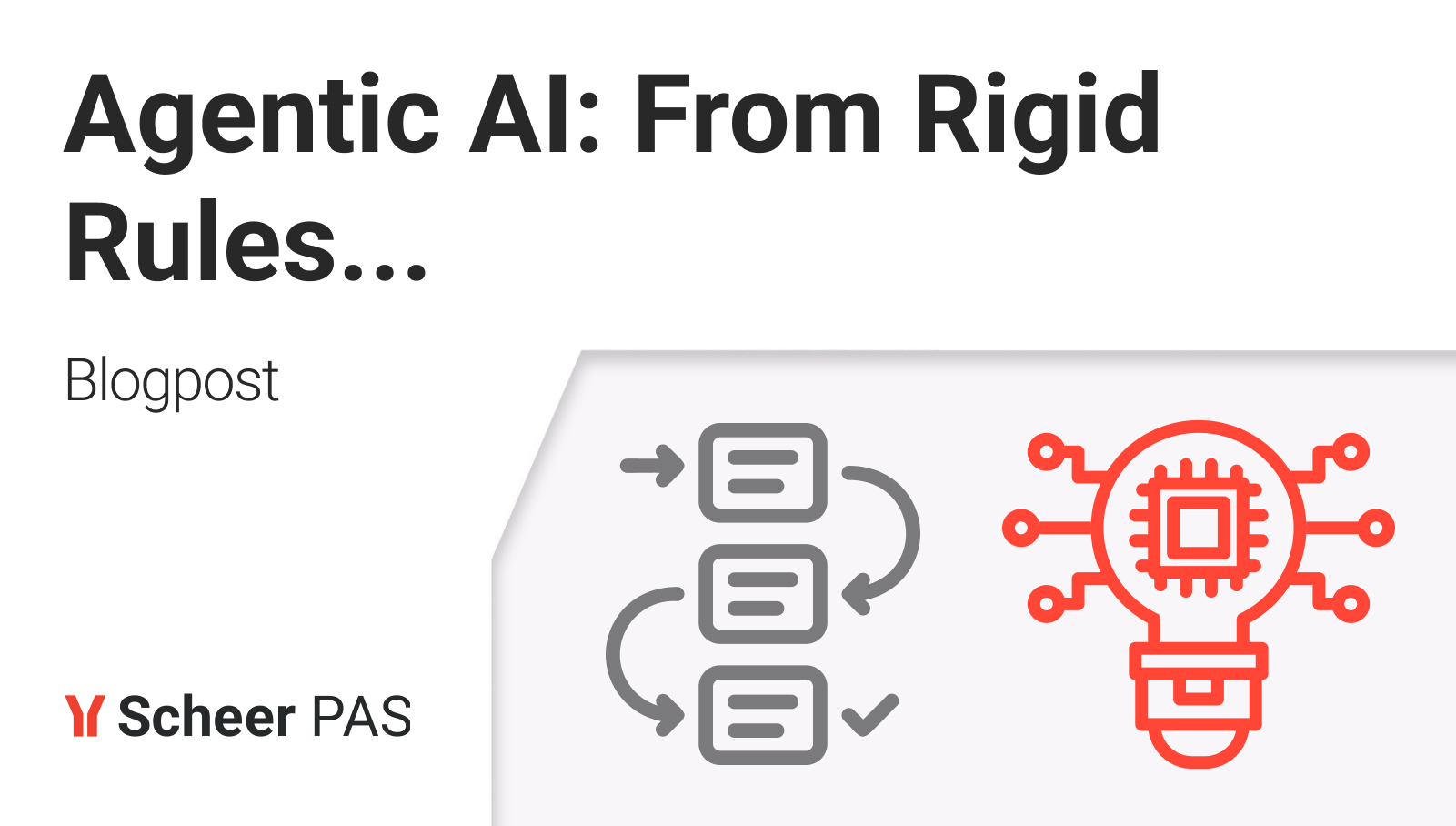 Scheer PAS und Agentic AI blogpost - Header