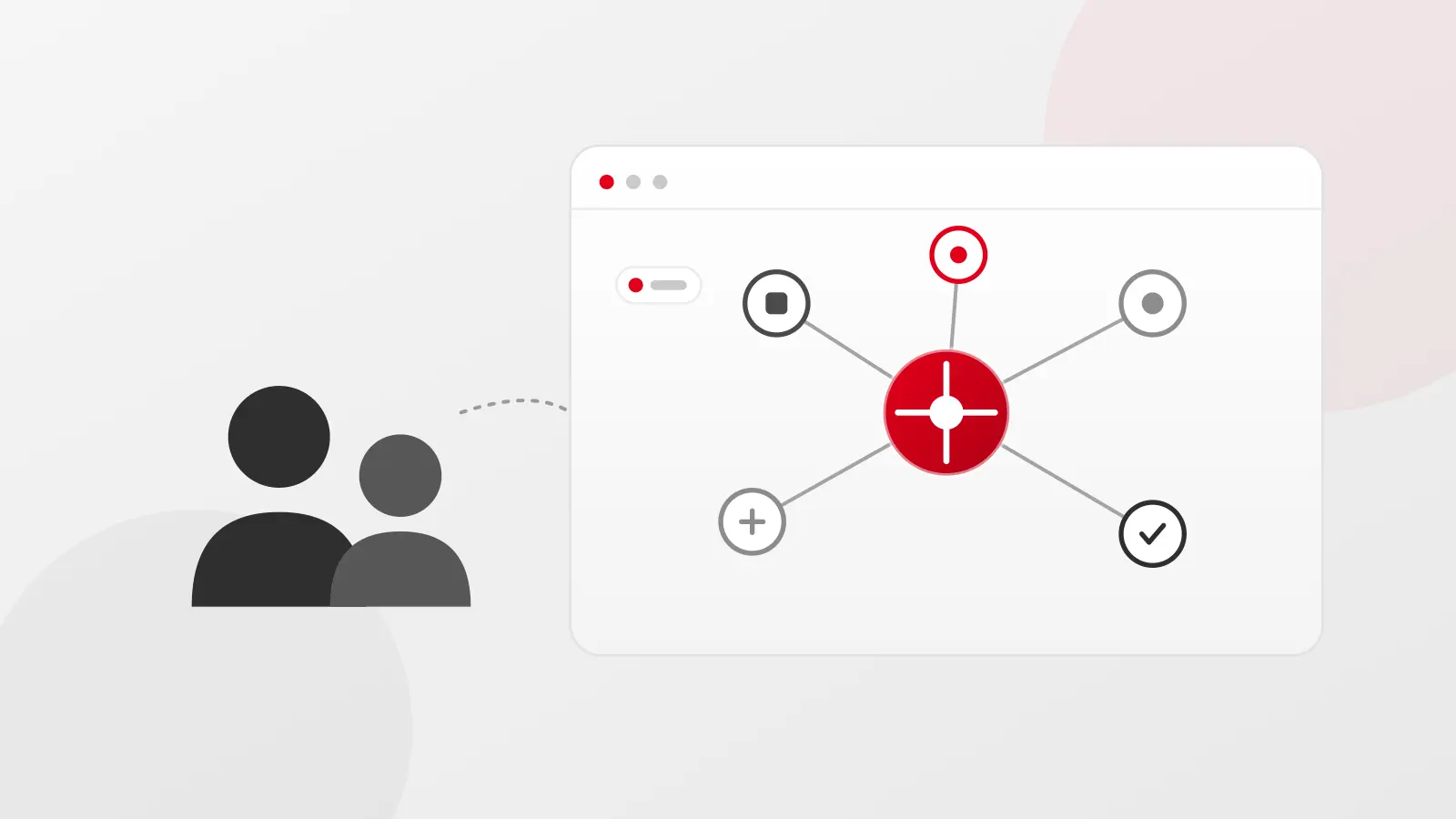 Team überwacht KI-Prozessorchestrierung auf einem Dashboard